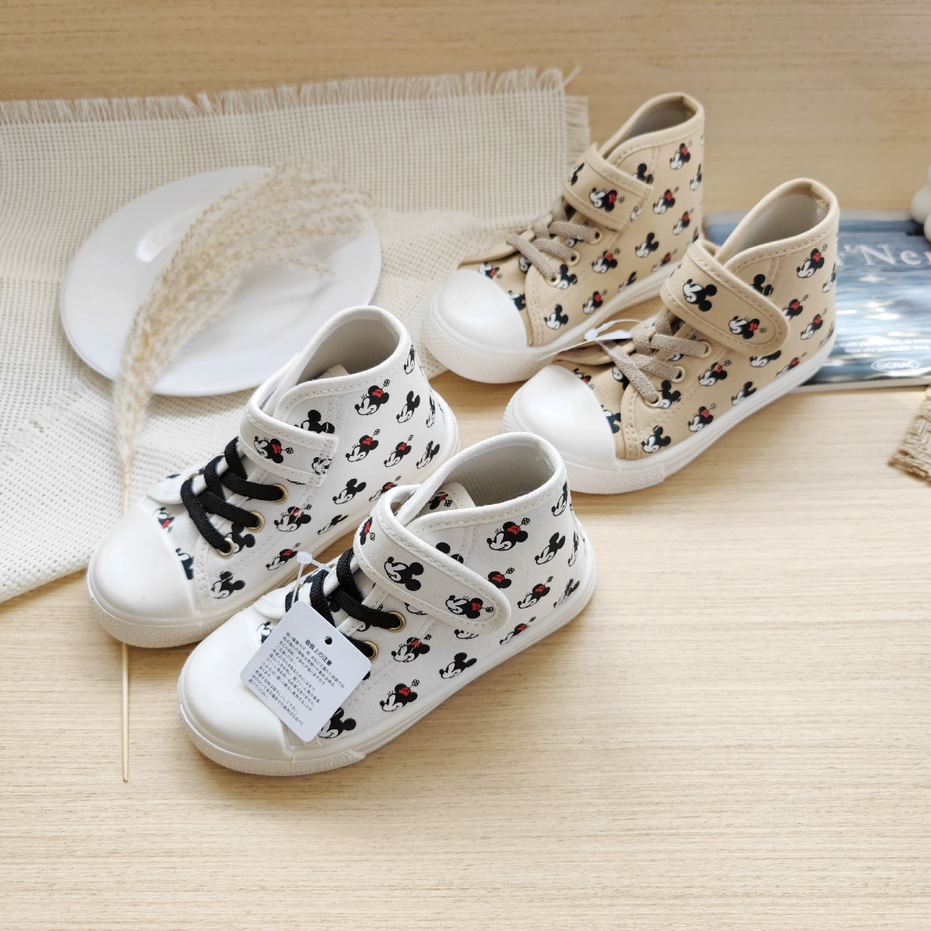 Qing Export Japan Dan осенняя семья D дети среднего и высокого уровня холст обувь липучка мужская и женская детская обувь