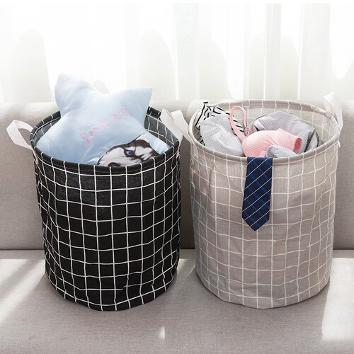 Cartoon foldable dirty clothes fabric cotton and linen storage bucket animal toys home household basket clothes dirty clothes basket