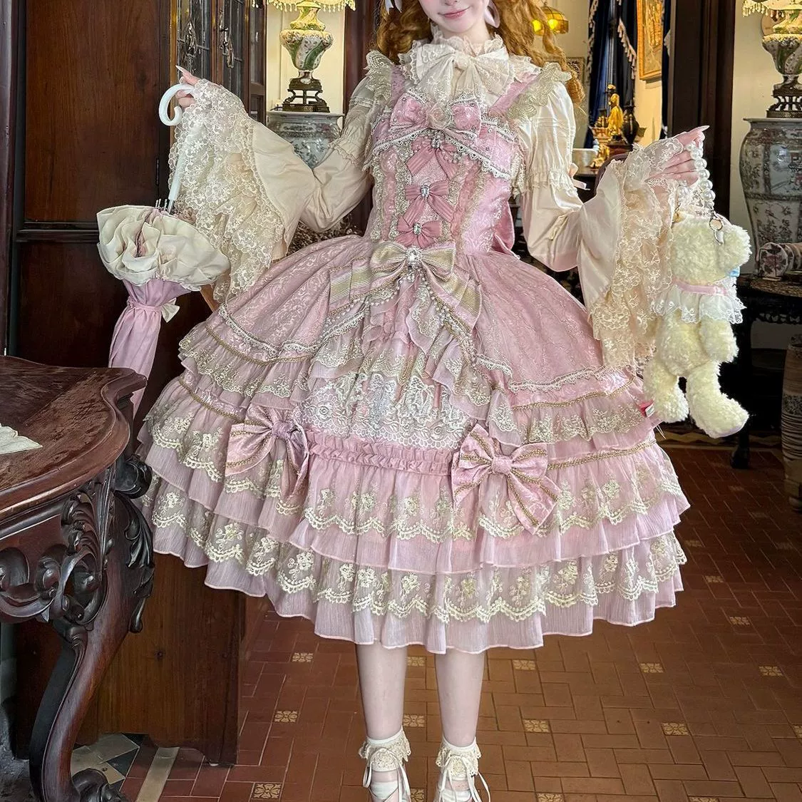 Оригинальный дизайн летнее платье, юбка, стиль Lolita, Lolita Jsk