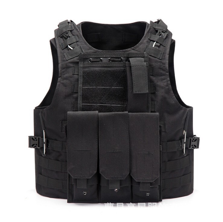 Outdoor Tactical Vest, Field Cs Vest, Camouflage, Amphibious Combat Multi-Functional Vest, Tactical Equipment