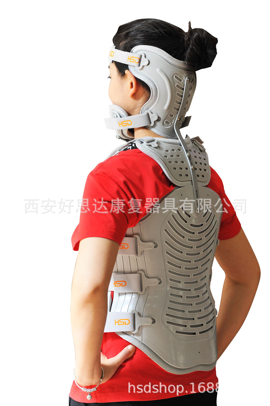 颈椎胸椎矫形固定器术后头颈胸固定支架好思达头颈胸颈椎支具