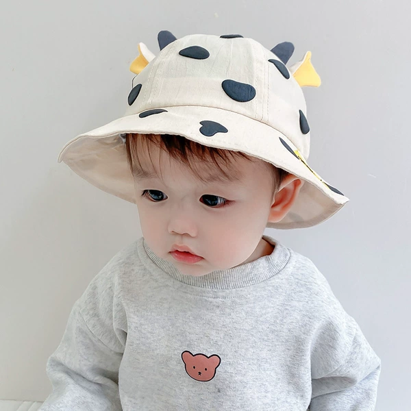 Cow fisherman hat black