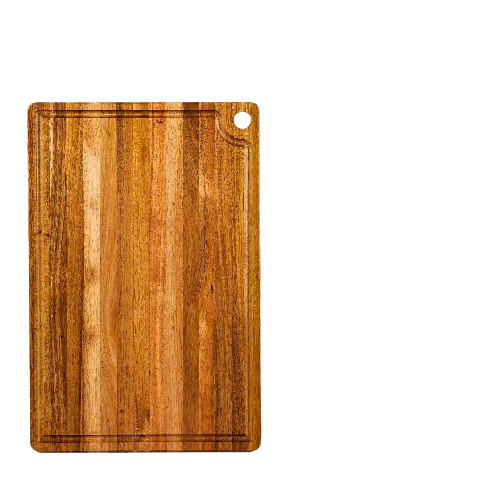 Mesa de madera de acacia cocina cuadrada colgante tablero de corte de madera tablero de corte de carne casero tablero de pan tablero de frutas