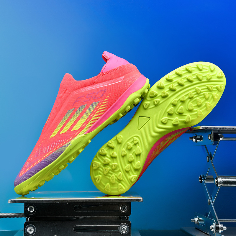 Zapatos de Fútbol de Corte Bajo F50 en Cuero Sintético y Caucho, para Césped Artificial
