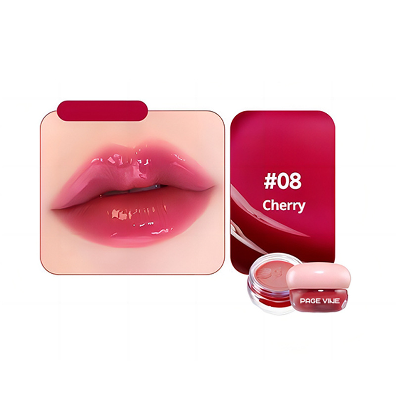 PAGE VINE transfronteriza barra de labios de mermelada esmalte labial suave y humectante, esmalte labial blanqueador, mascarador labial