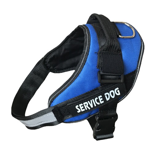 SERVICE DOG Pet Dog Leash Large Dog Golden Retriever K9 Dog Harness Back Strap Leash Dog Walking Rope