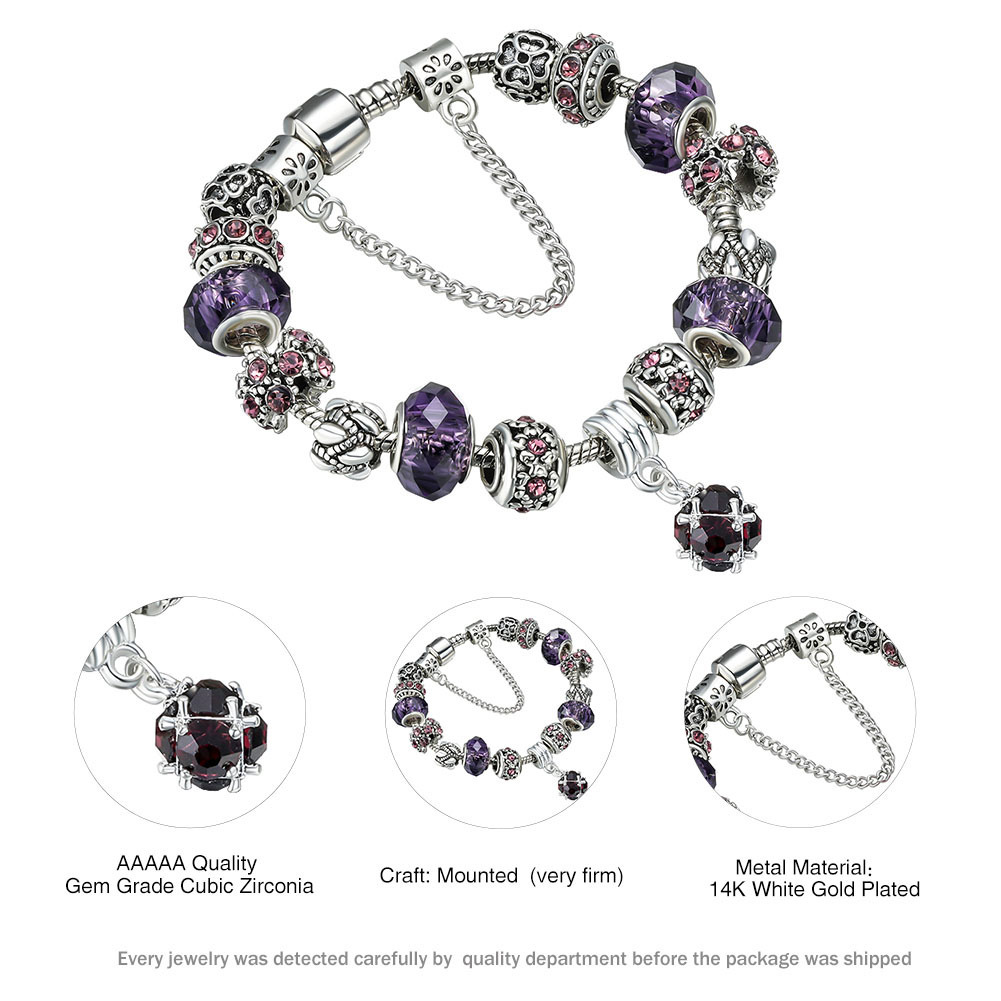 Fashion Flower Platinum (Platinum) Plating Womenu0027S Bracelets 1 Piece