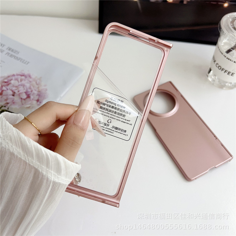 vivoxfold3 携帯電話ケース xfold3pro 中央軸つや消し肌の感触折りたたみオールインクルーシブ落下防止保護カバーに適しています。|undefined
