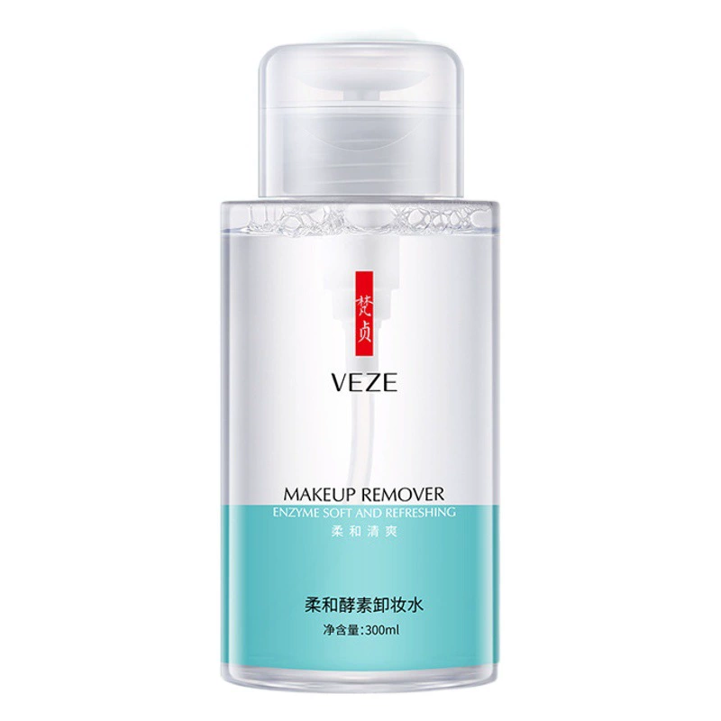 Очищающая вода для снятия макияжа Fanzhen Enzyme, три в одном, глубокое очищение для лица, губ и глаз, нежное и не раздражающее средство, дорожный формат.