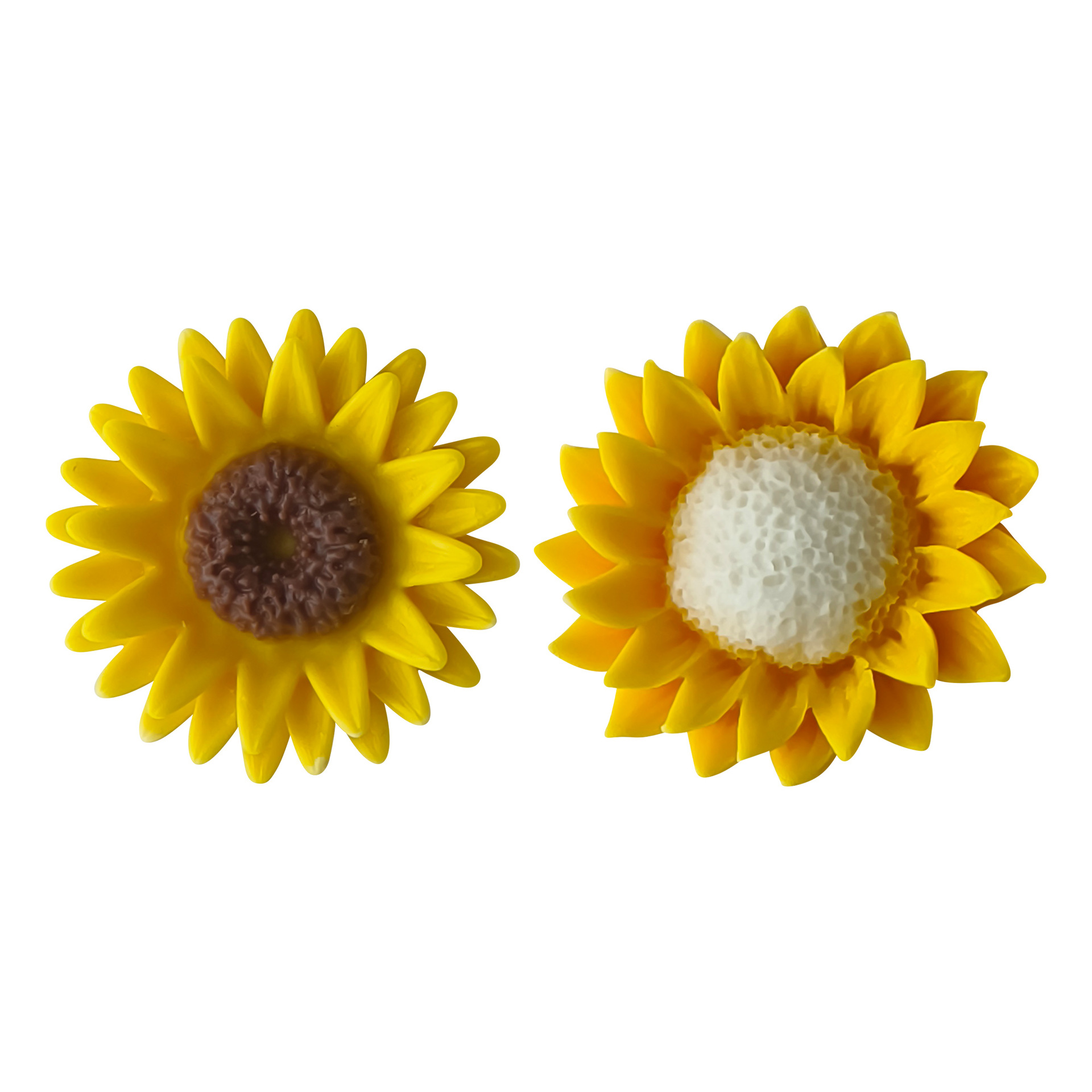 Girasoles flor de sol molde de jabon de banana margarita DIY flores de jabon hecho a mano barra magnética piedra de fragancia abrasiva