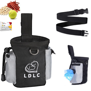 Ldlc Qisheng Spot Drawstring Portable Outdoor Pet Training Waist Bag Poop Bag Dog Training Special Pet Snack Bag