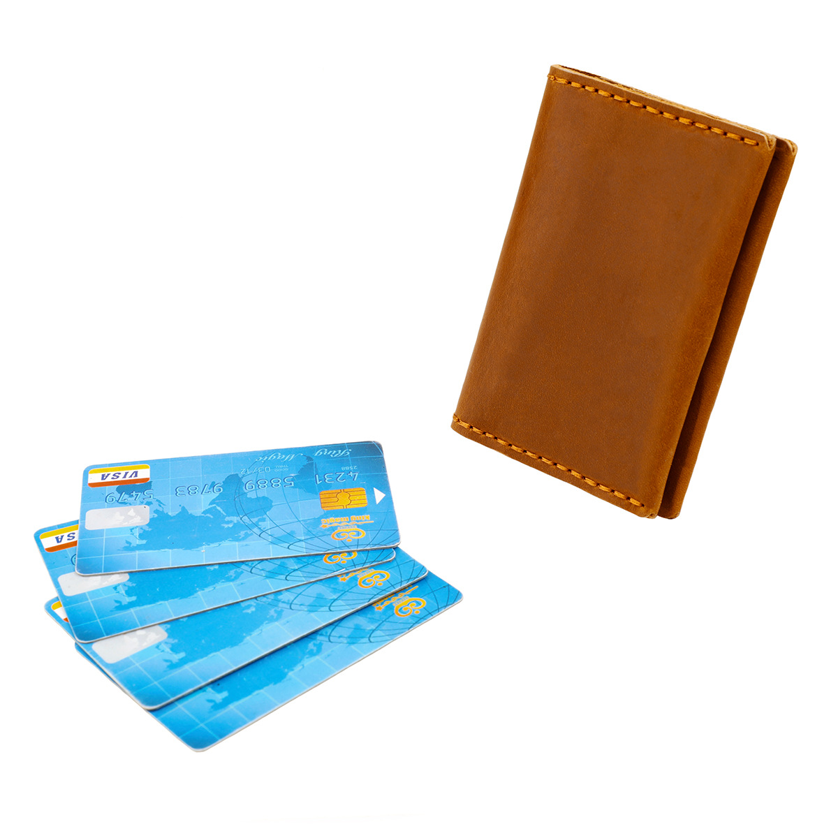 Damen Geldbörse Und Kartenetui Aus Echtem Leder_voghion.com