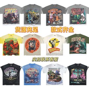 ����Rough Play��īֱ������ϴˮ�C荶���T������RockOut T-Shirt