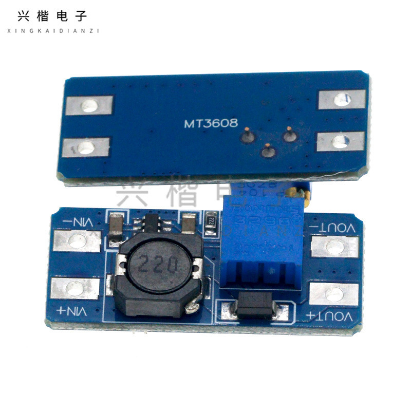 DC-DC昇圧モジュール2a昇圧板入力3V/5V/9V/12V/24V調整可能MT3608|undefined