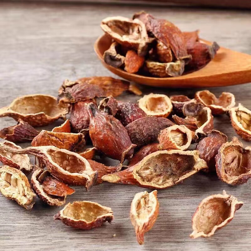 Dried Cherokee Rose Fruit Jin Ying Zi 金樱子 500g Selected Seedless Split Rosa laevigata for Decoction and Herbal Tea preparation