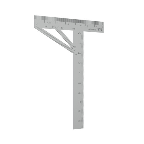 Gundam model making tools DIY handmade ABS rubber sheet detail modification engraved cutting stainless steel T-shaped ruler