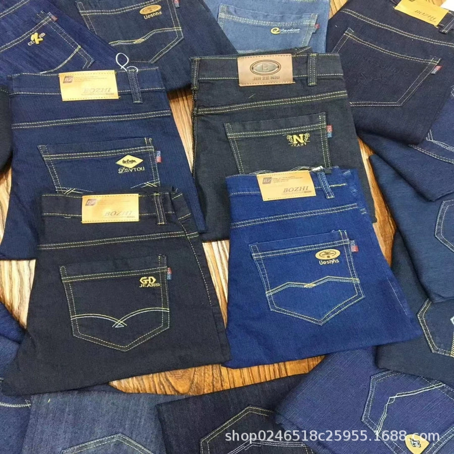 Лето 2025 г., деловые свободные джинсовые шорты, мужские прямые брюки для стройплощадки, слегка дефектные деловые брюки, специально для работы