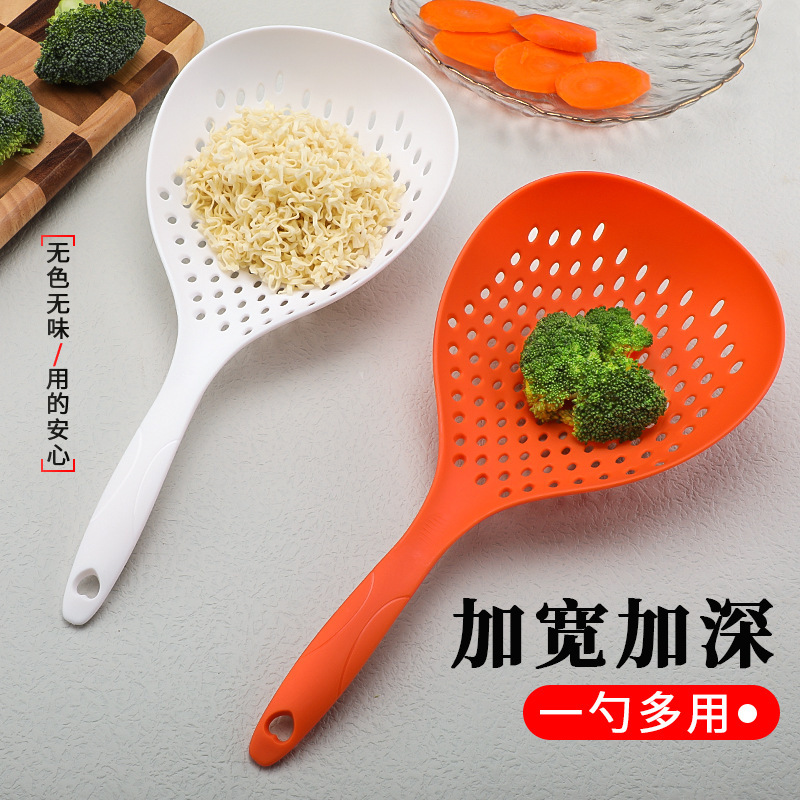 Cocina doméstica de cocina de fideos de cocción resistente a altas temperaturas, filtro de fideos de cocción, fideos de cocina de fideos de cocina, pellizco de drenaje de agua, cucharas de cocina de pesca image 10