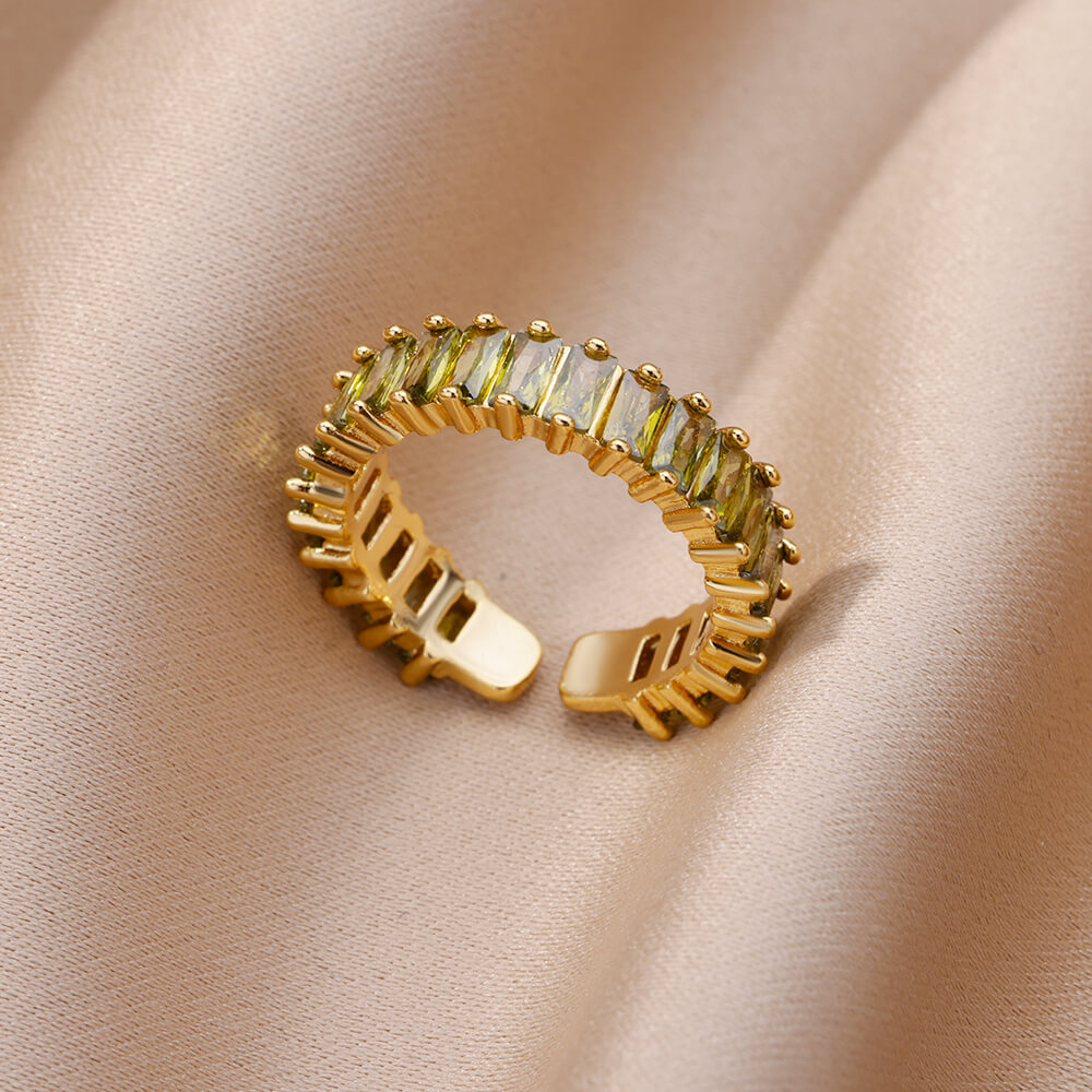 6g Weight Rhinestones Inlay Material Rings Classification One Size Ring Size 1 Piece Quantity Holiday, Daily Occasion Copper Material Solid Color Pattern All Seasons Season Women's Gender Inlay Design Simple Style Style Copper Inlay Solid Color Rhinestones Rings 5