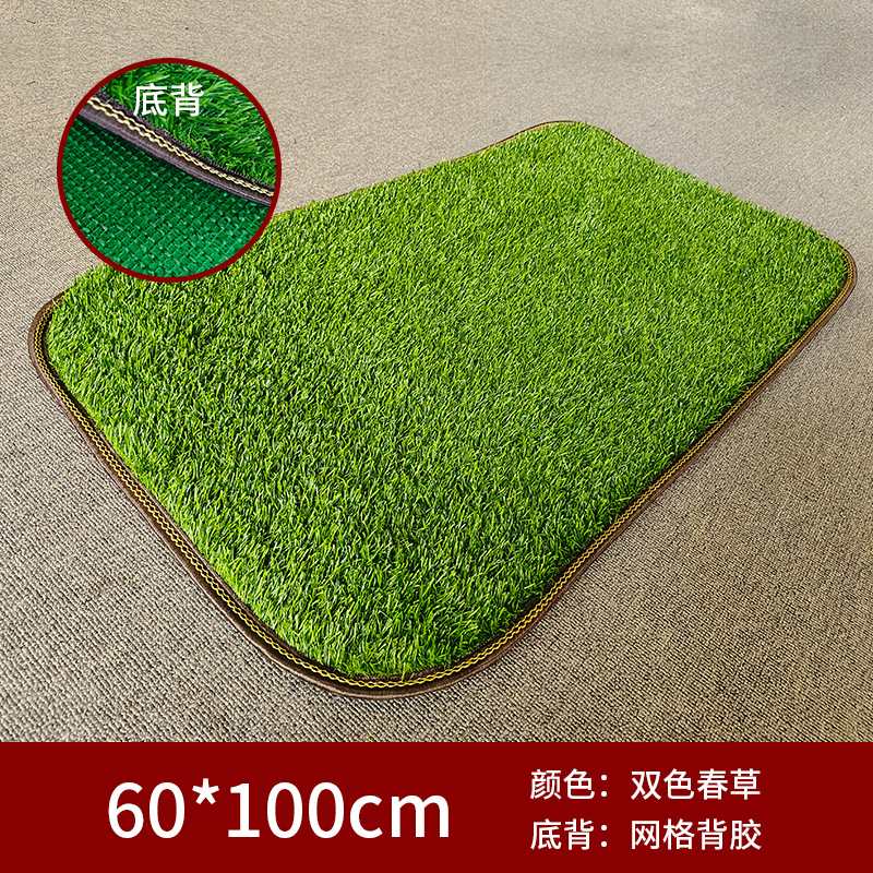 Alfombra de césped artificial alfombra de baño sala de estar dormitorio alfombra de césped antideslizante estera impermeable hogar image 9