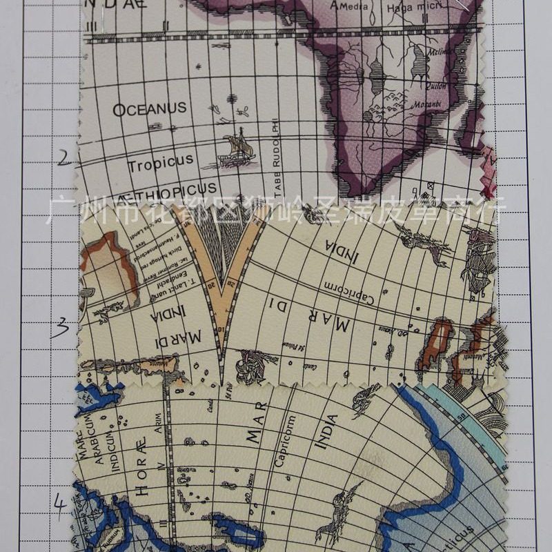 PVC人造革 地球纹箱包手袋革 手机皮套革 SR-817