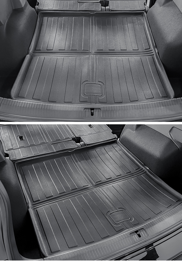 Suitable for 24 Volkswagen Tiguan L/L Pro Car Floor Mats, Fully Environmentally Friendly Tpe Floor Mats, Trunk Mats and Backrest Mats