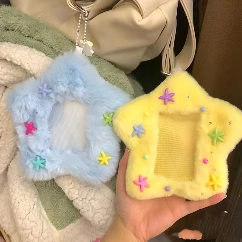 Cute ángel cerdo de peluche 3 pulgadas tarjeta de visualización tarjeta de estudiante colgante tarjeta de comida cubierta protectora