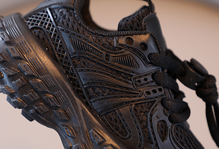 2024 Primavera Autunno Nuove scarpe alla moda per pneumatici Versatili per ragazze e ragazzi, Scarpe sportive in rete bianche e nere, Ragazzi casual_voghion.com