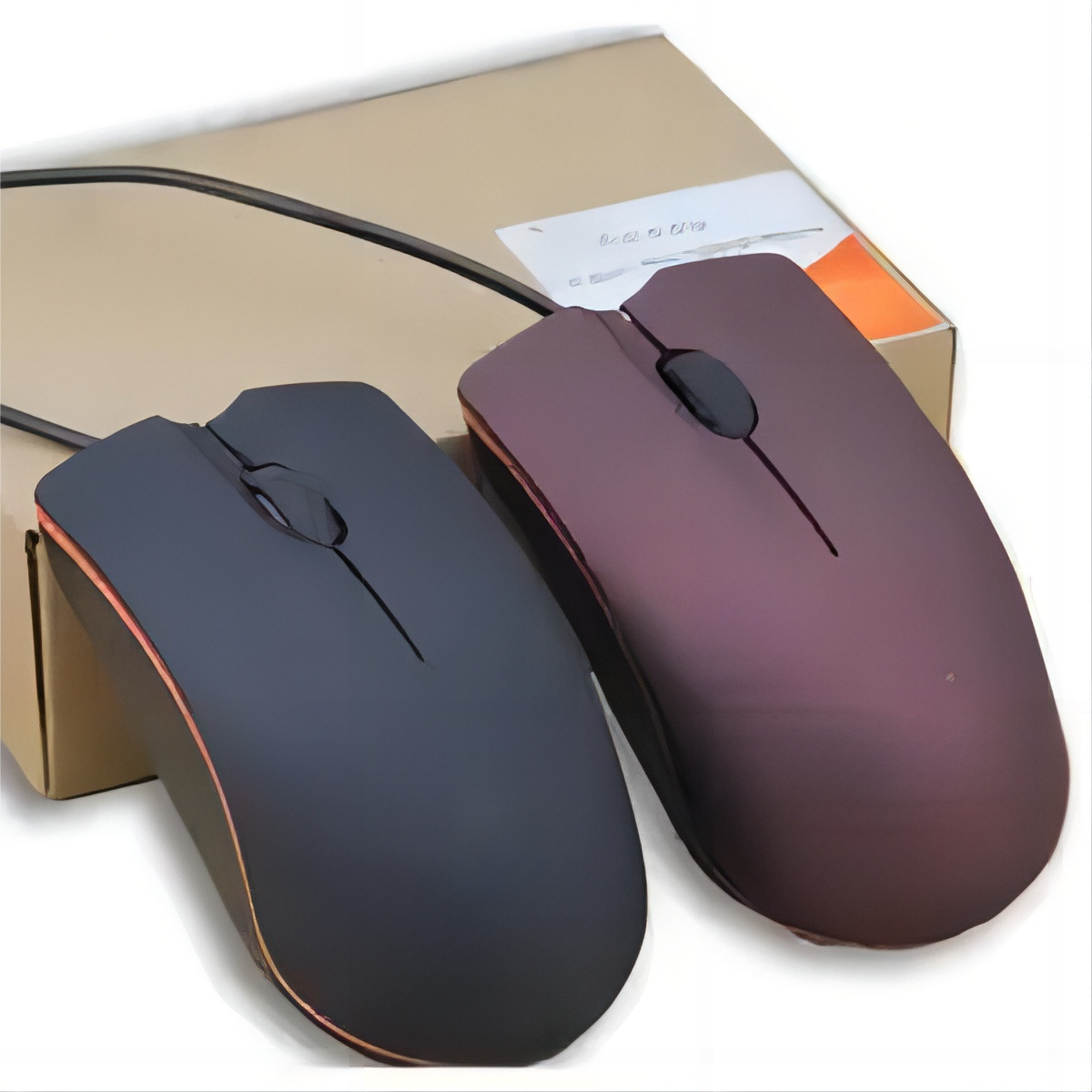 Wired Mouse 1.5m Silent and Comfortable Office Dormitory Home Computer Monitoring Long Line Placed at Will