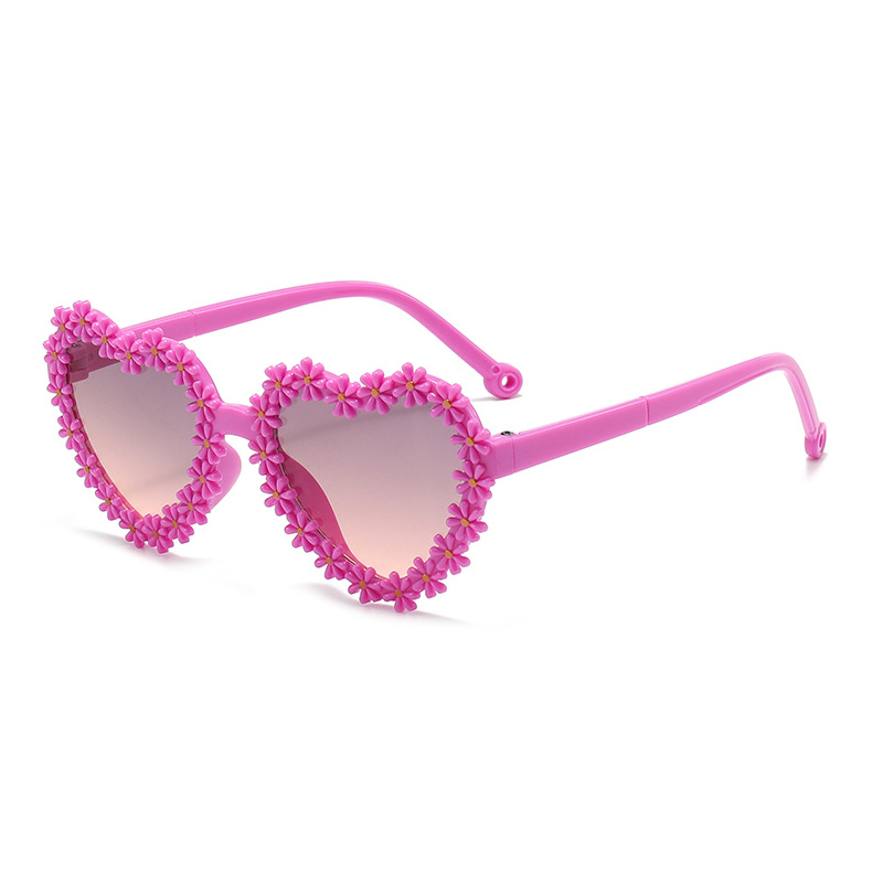 Gafas de Sol Infantiles de Margarita, Plástico y AC, Protección UV400, para Viajes y Fiestas