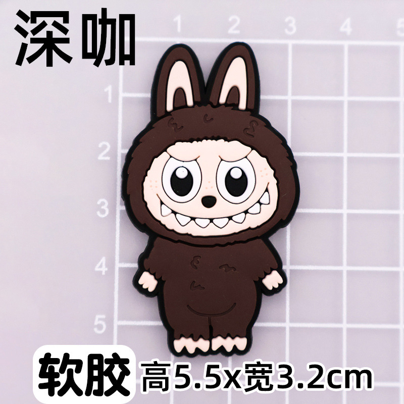 全套拉布布卡通diy饰品配件 手机壳水杯棉拖鞋子ipad套装饰贴片|undefined