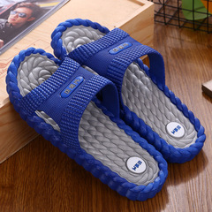 Summer and spring cartoon flip-flops, casual and poop-stepping fashion sandals, soft indoor men and women couples open-toed sandals