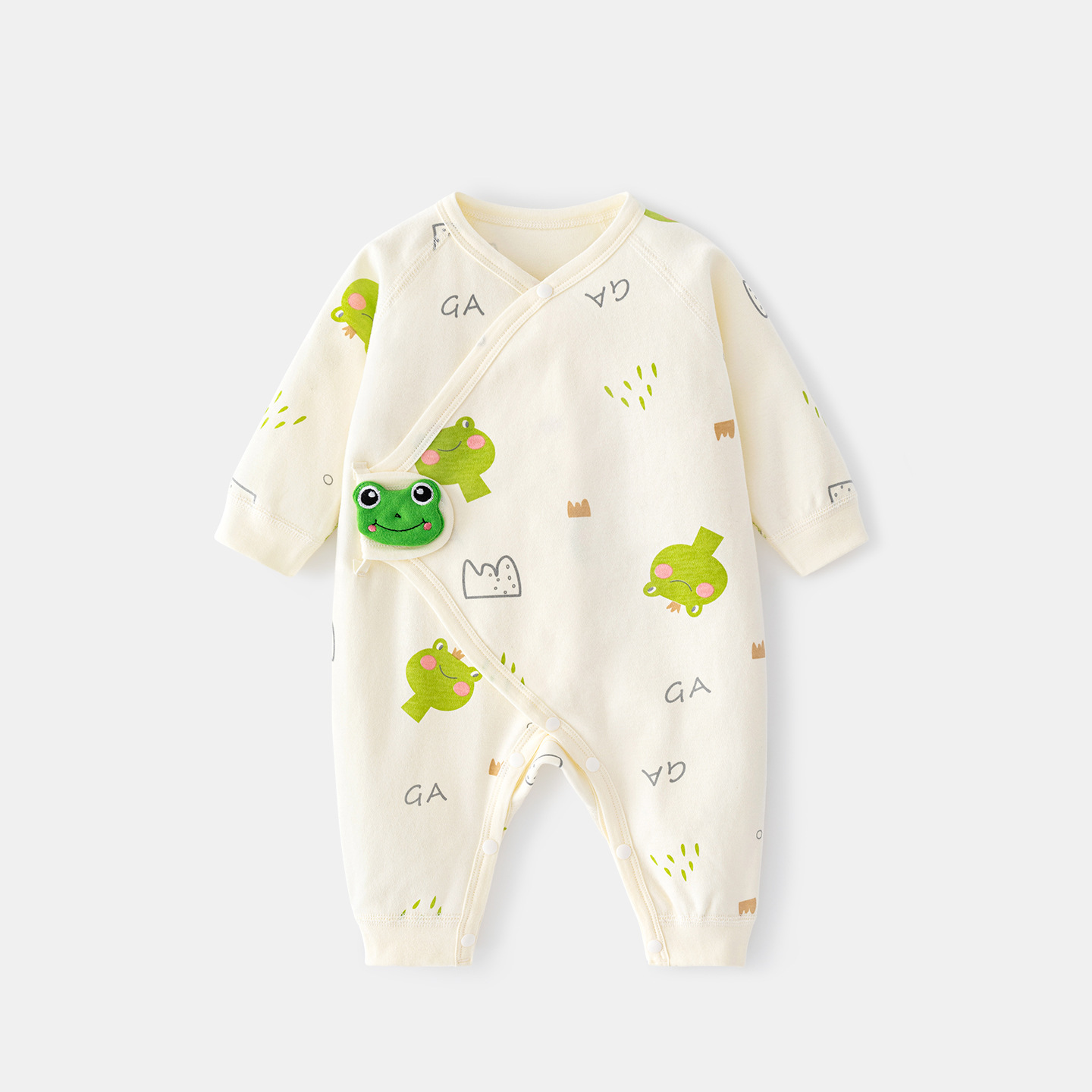 Ropa de bebé recién nacido primavera y otoño bebés algodón 0 delgado marzo monje bottom hammock baby overcoat image 11