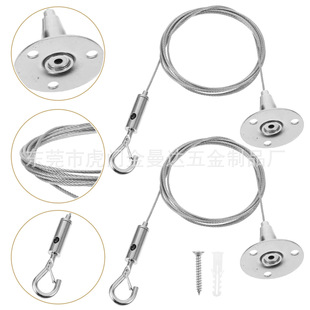 Hangers Track Strip Wire Rope Hook Hanging Rope Wire Hanging Mirror Line Gallery Exhibition Hanging Line Studio Hanging Picture Artifact