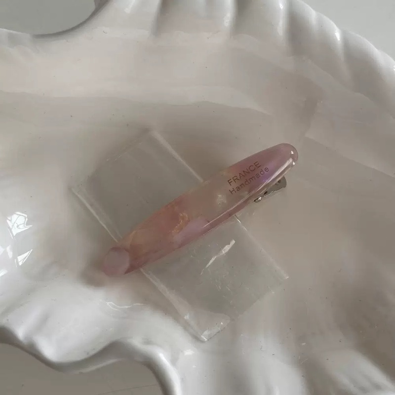 韩系醋酸碎发夹边夹侧边刘海夹复古简约鸭嘴夹夏季高级感发饰女|undefined