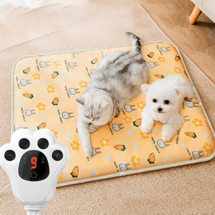 Dog Electric Blanket, Cat Heating Mat, Intelligent Timed Constant Temperature Waterproof Insulation Heater, Pet Electric Blanket