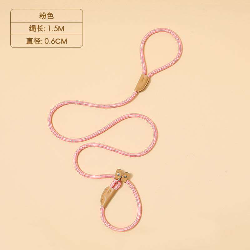 Correa de perro mascota perro mediano y grande hebilla de seguridad perro cuerda collar perro caminando P cadena suministros para mascotas al por mayor