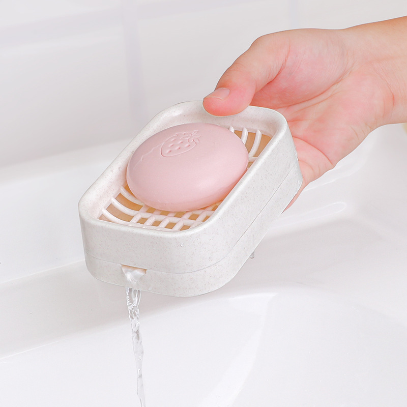 Japanese Creative Soap Box Drain Soap Holder Bathroom Soap Holder Soap Holder Bathroom Soap Box Soap Box