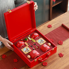 柿柿如意新婚礼结婚送新人情侣对杯子送闺蜜创意伴手礼品