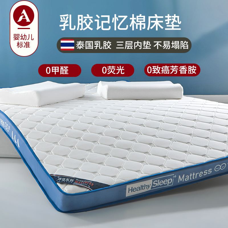 Thickened Latex Memory Foam Mattress Pad Home Double Single Tatami Mat Foam Mattress Student Dormitory Bed Cushion