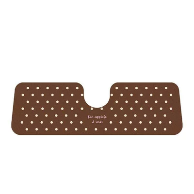 polka dot car floor mat, Avtomobil döşəmə paspasları - creamy-cocoa-entire-rear-row-silk-loop-50135cm