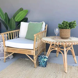 藤编桌椅;藤/竹沙发;户外沙发