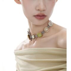 千年漫波小香風オリジナルチタン鋼鎖骨鎖小衆首鎖デート神器女