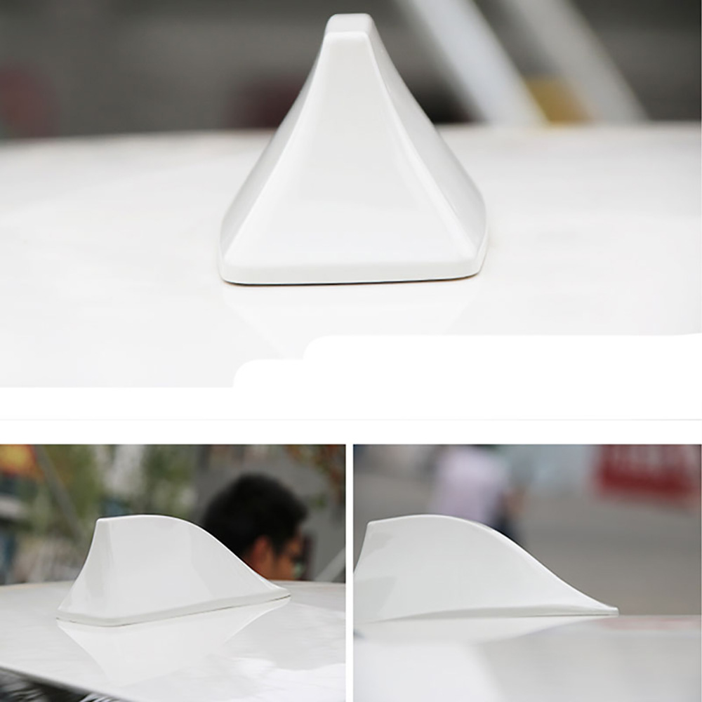 Car Decoration Shark Fin Universal Antenna, Radio-Specific Antenna, Car Roof Spoiler Antenna Modification, No Drilling Required