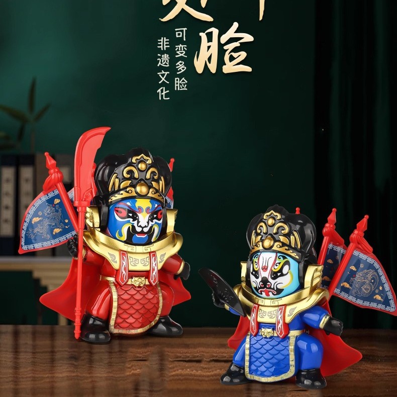 사천 오페라 얼굴 변화 인형 마스크 문화 인형 장난감 사천 장식 전국 패션 문화 팬더 인형