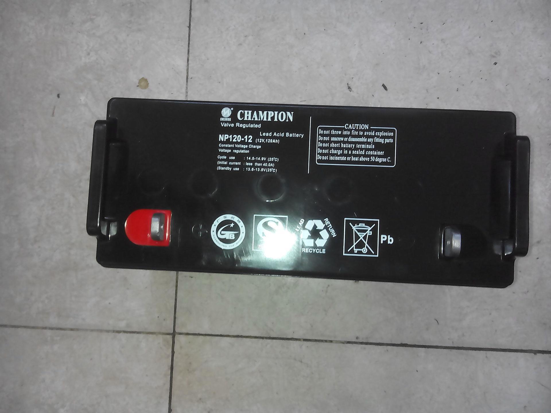 CHAMPION冠军阀控太阳能铅酸电池12V38AH UPS电源蓄电池NP38-12