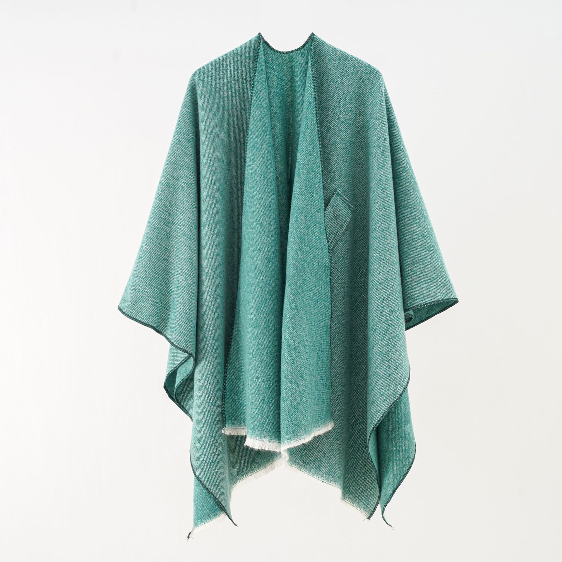 Winter Season Women's Gender Women's Streetwear Solid Color Polyester Shawl