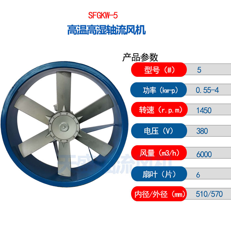 厂家供应烘干房高温高湿轴流高压风机正反转烘干排风设备烟草烘干
