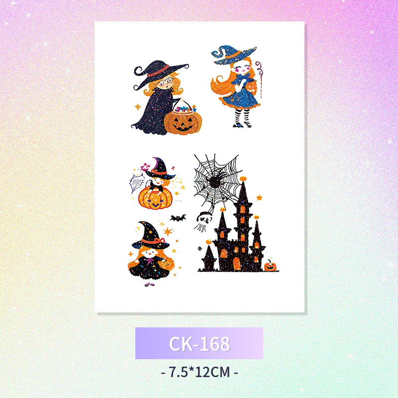 Glitter mariposa cara pegatinas tatuaje pegatinas hadas lavable impermeable de larga duración lindo unicornio ciervo Luna Estrella Planeta