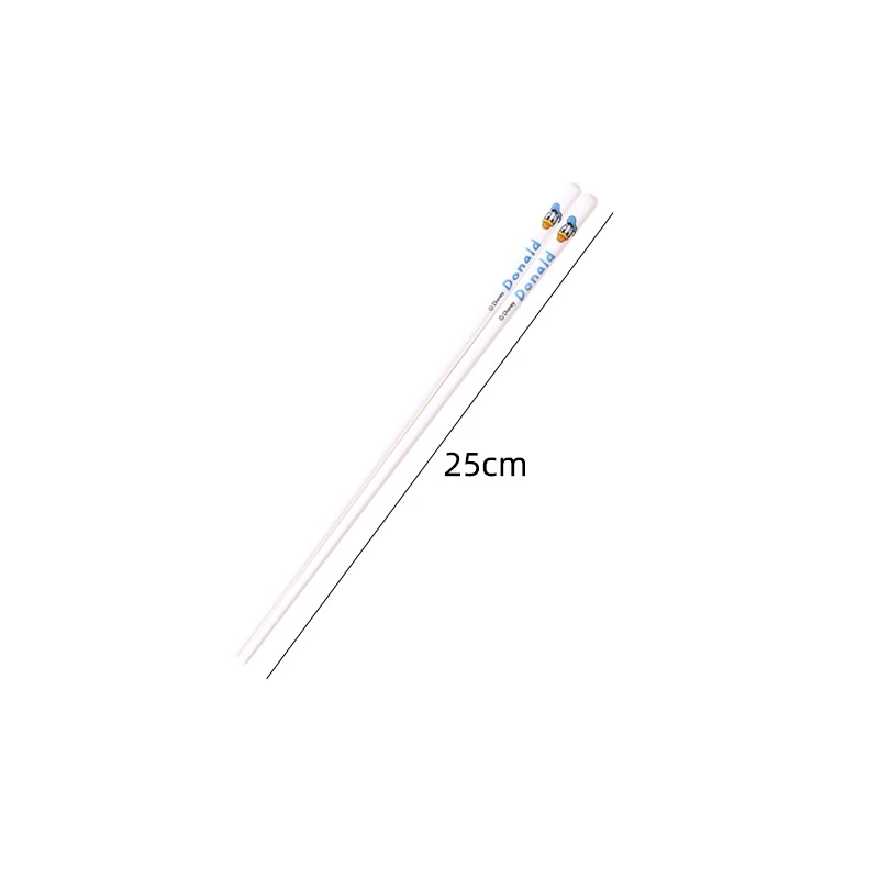 Disney Mickey Series Palillos de cerámica para el hogar Palillos para niños antibacterianos, antimoho y antideslizantes Vajilla de dibujos animados de alto valor